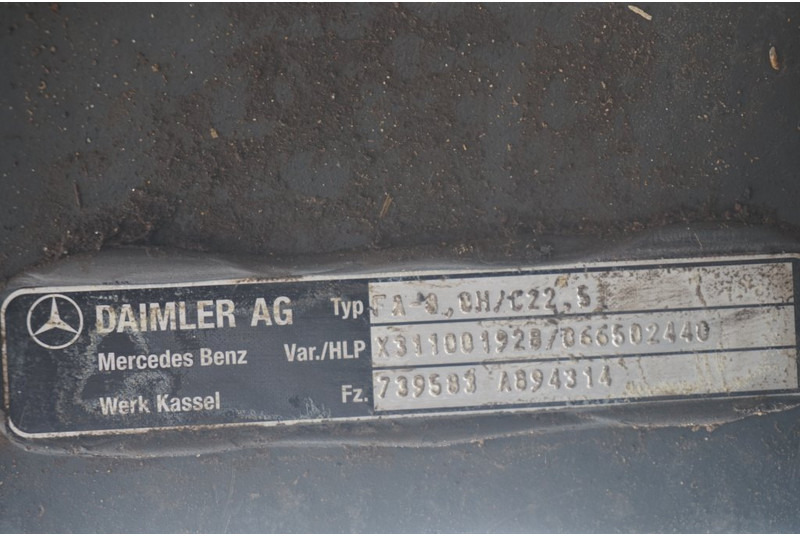 Mercedes-Benz FA-8H/22.5 - Eixo dianteiro por Camião: foto 4 Mercedes-Benz FA-8H/22.5 - Eixo dianteiro por Camião: foto 4