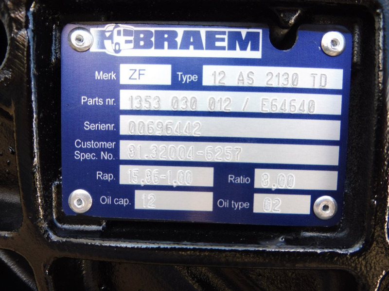 ZF 12AS2130TD - Caixa de velocidade por Camião: foto 5 ZF 12AS2130TD - Caixa de velocidade por Camião: foto 5