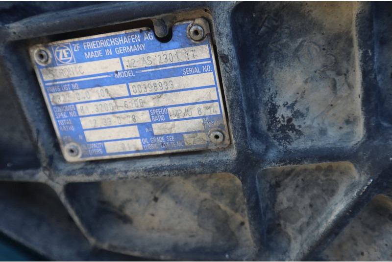 ZF 12AS2301OD+INT 81.32004-6106 - Caixa de velocidade por Camião: foto 5 ZF 12AS2301OD+INT 81.32004-6106 - Caixa de velocidade por Camião: foto 5
