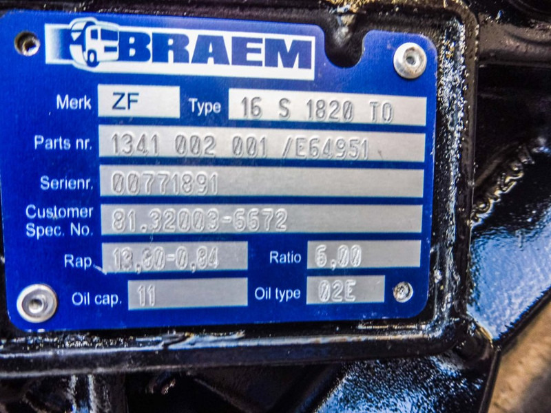 ZF 16S1820TO - Caixa de velocidade por Camião: foto 5 ZF 16S1820TO - Caixa de velocidade por Camião: foto 5