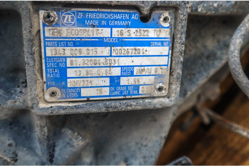 ZF 16S25220OD+NMV221 81.32004-6031 - Caixa de velocidade por Camião: foto 5 ZF 16S25220OD+NMV221 81.32004-6031 - Caixa de velocidade por Camião: foto 5