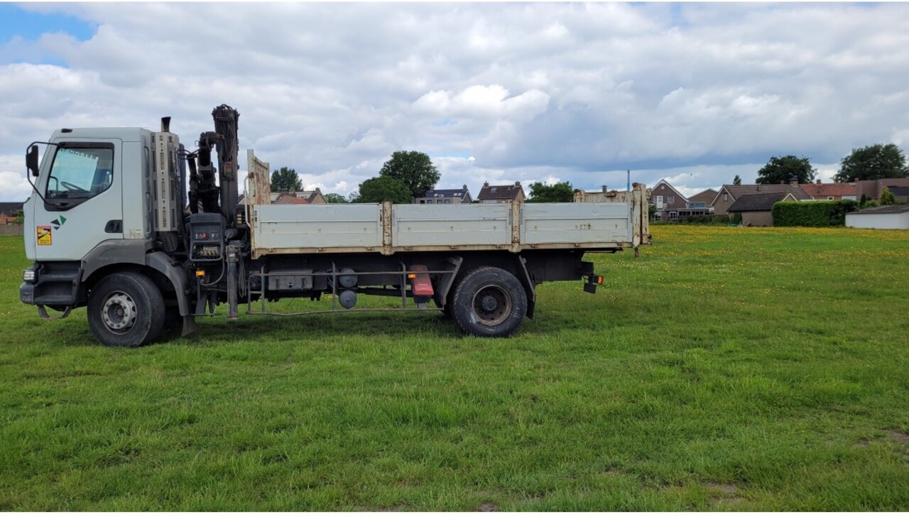 Camião basculante, Camião grua Renault Kerax 270 4x2 Euro 2 Tipper Truck Crane HIAB: foto 11