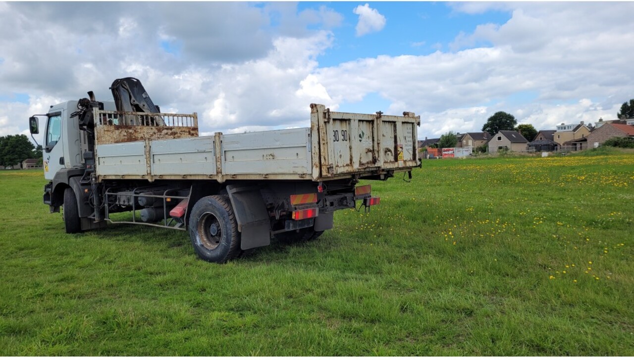 Camião basculante, Camião grua Renault Kerax 270 4x2 Euro 2 Tipper Truck Crane HIAB: foto 12