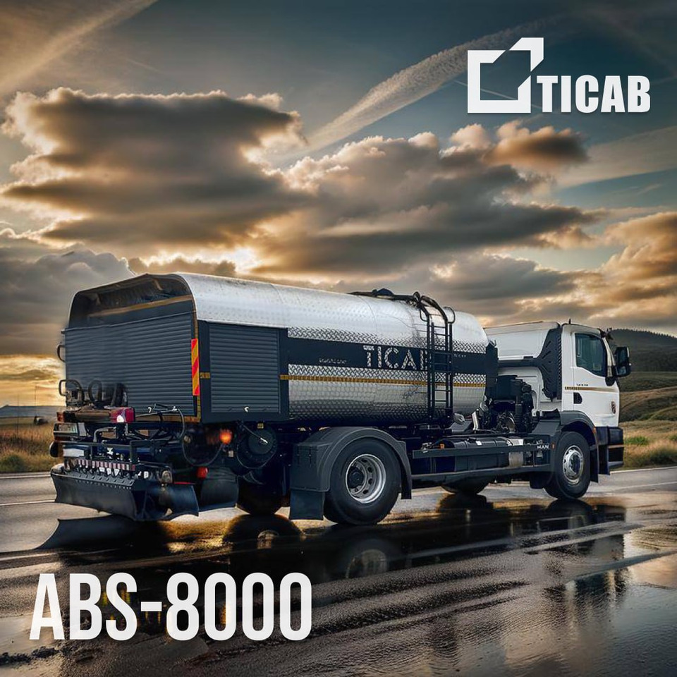 TICAB Asphalt Distributor, 8000 L, Аutonomous Asphalt Sprayer, Manufacturer - Autobomba de betão: foto 3 TICAB Asphalt Distributor, 8000 L, Аutonomous Asphalt Sprayer, Manufacturer - Autobomba de betão: foto 3