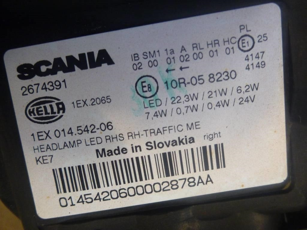 Scania Nextgen Strålkastare, 3148186  - Sistema elétrico por Camião: foto 3 Scania Nextgen Strålkastare, 3148186  - Sistema elétrico por Camião: foto 3