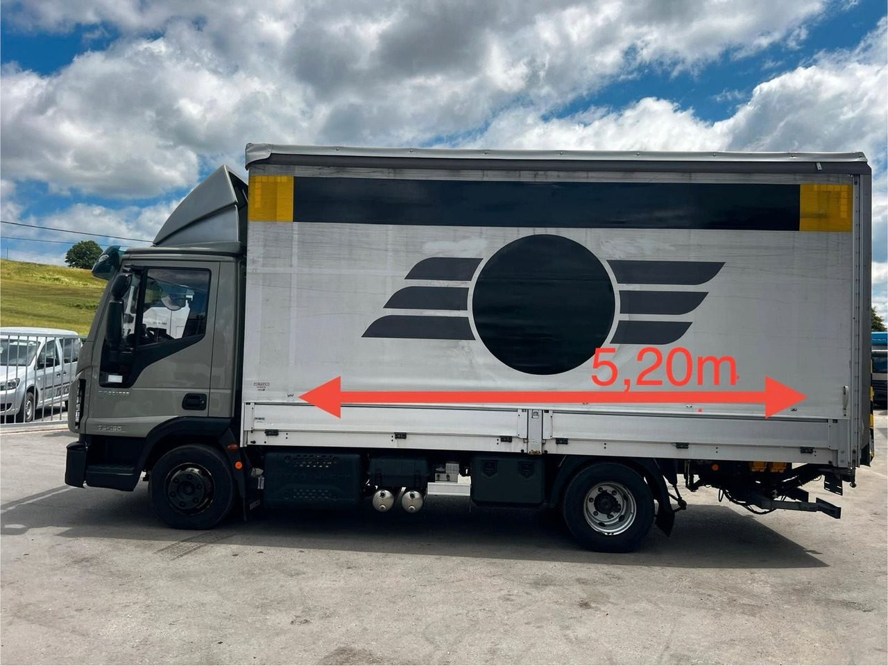 Iveco 75E19 Eurocargo, E6, Ladebordwand - Carrinha de lona: foto 3 Iveco 75E19 Eurocargo, E6, Ladebordwand - Carrinha de lona: foto 3