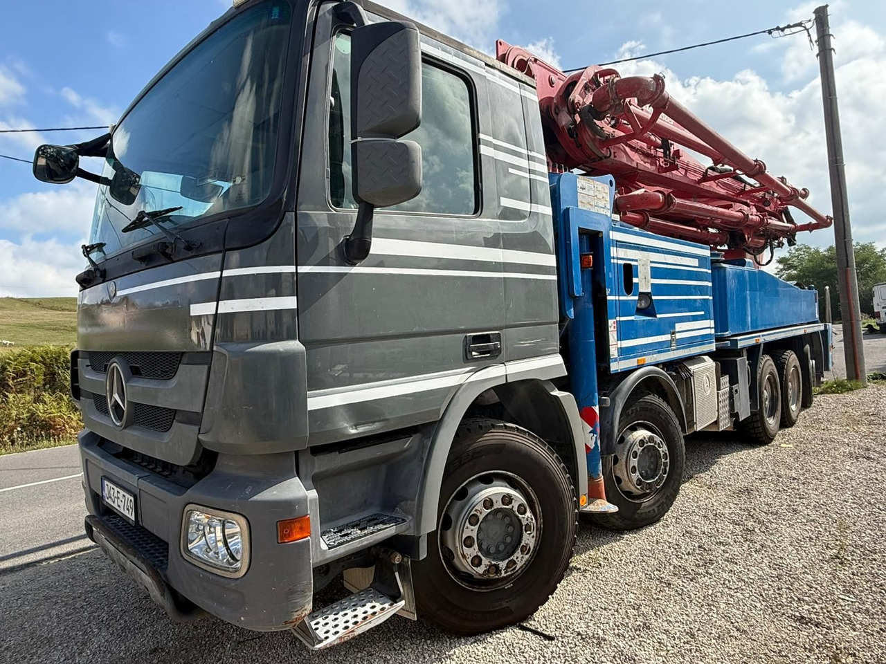 Mercedes-Benz Actros 4448 10x4, E5, MP-3, Putzmeister M46-5 - Autobomba de betão: foto 3 Mercedes-Benz Actros 4448 10x4, E5, MP-3, Putzmeister M46-5 - Autobomba de betão: foto 3