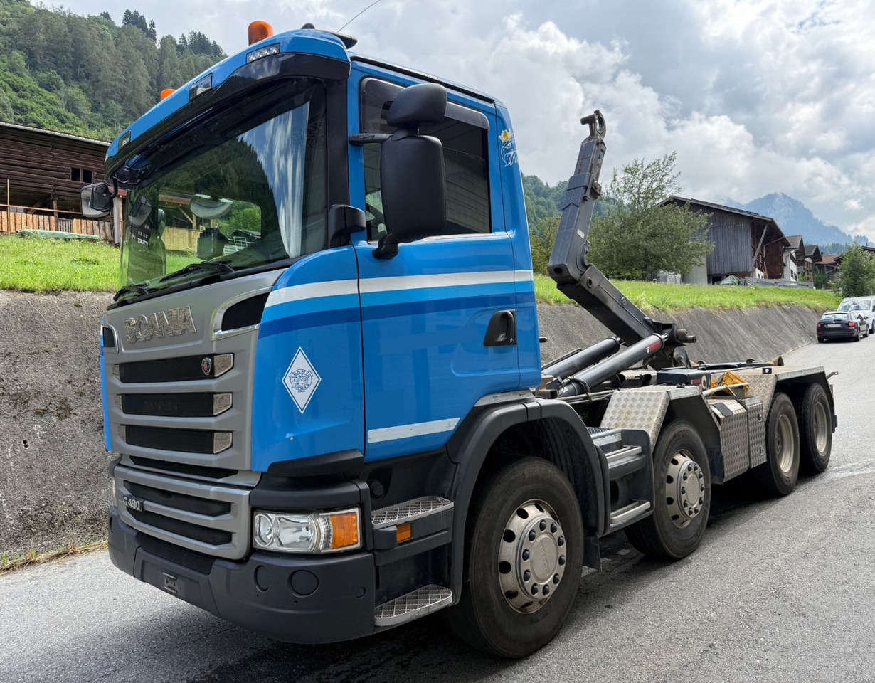 Scania G490 CB 8x4, E6, Retarder, Hiab Multilift 21ton - Camião polibenne: foto 1 Scania G490 CB 8x4, E6, Retarder, Hiab Multilift 21ton - Camião polibenne: foto 1
