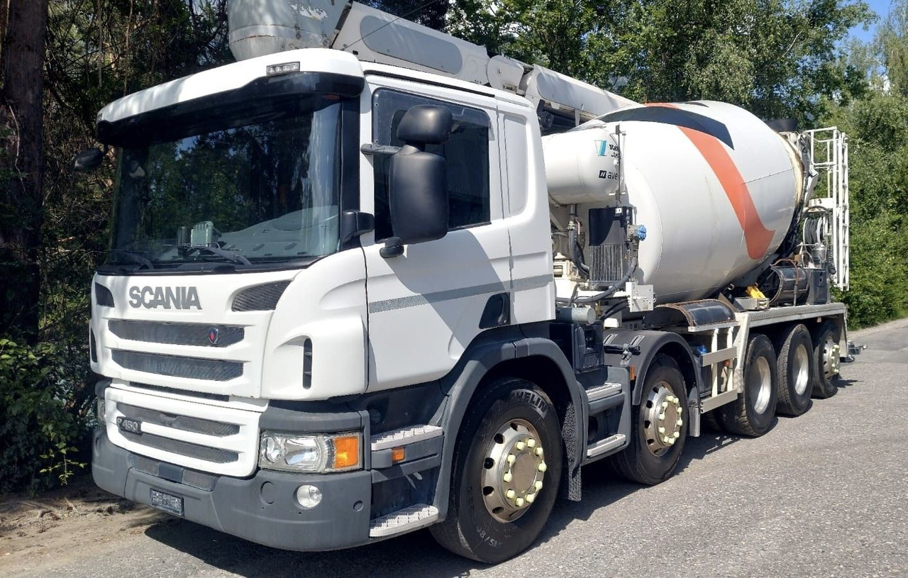 Scania P450 LB 10x4,E6,Stetter 10m³,Förderband/belt 16m - Camião betoneira: foto 4 Scania P450 LB 10x4,E6,Stetter 10m³,Förderband/belt 16m - Camião betoneira: foto 4