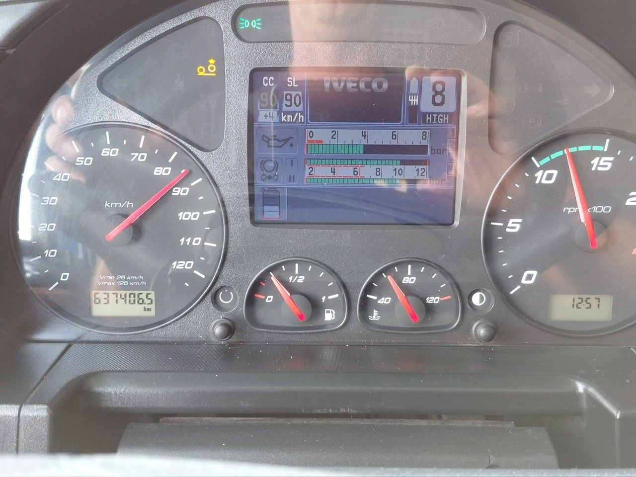Tractor Iveco 440S48TX Stralis 6x2, E6, Kipphydraulik: foto 11