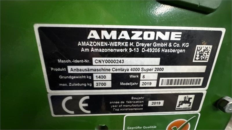 Amazone KG4001Super/Cataya4000Super KG 4001 Super - Semeadora combinada: foto 2 Amazone KG4001Super/Cataya4000Super KG 4001 Super - Semeadora combinada: foto 2