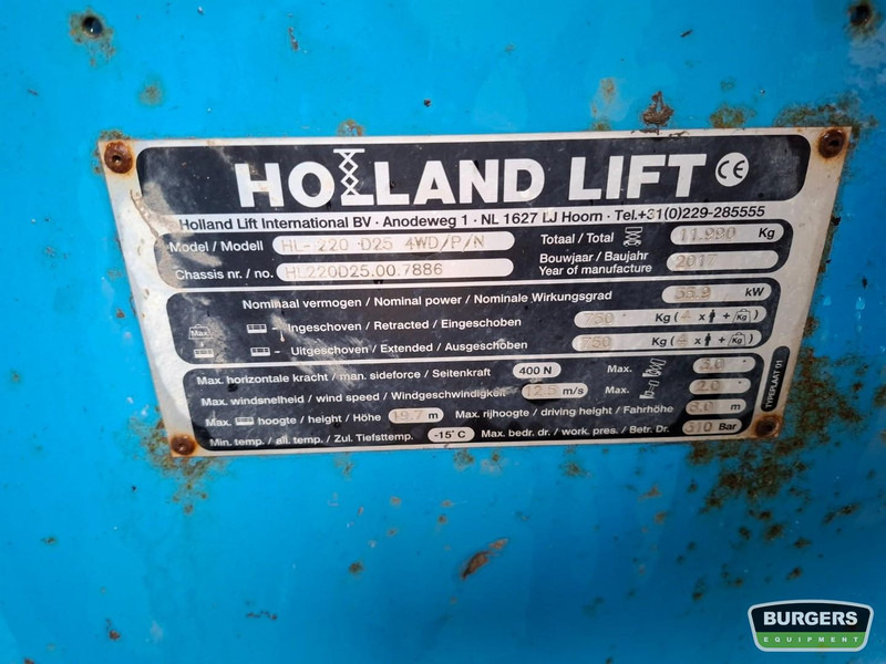 HOLLANDLIFT HL220D25 - Plataforma de Tijera/ Plataforma de tesoura: foto 4 HOLLANDLIFT HL220D25 - Plataforma de Tijera/ Plataforma de tesoura: foto 4