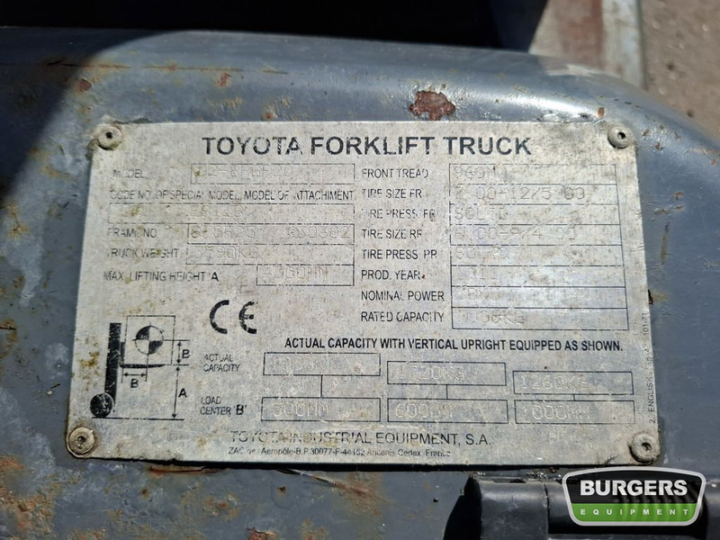 Empilhadeira a gás Toyota 02-8FGF20: foto 6