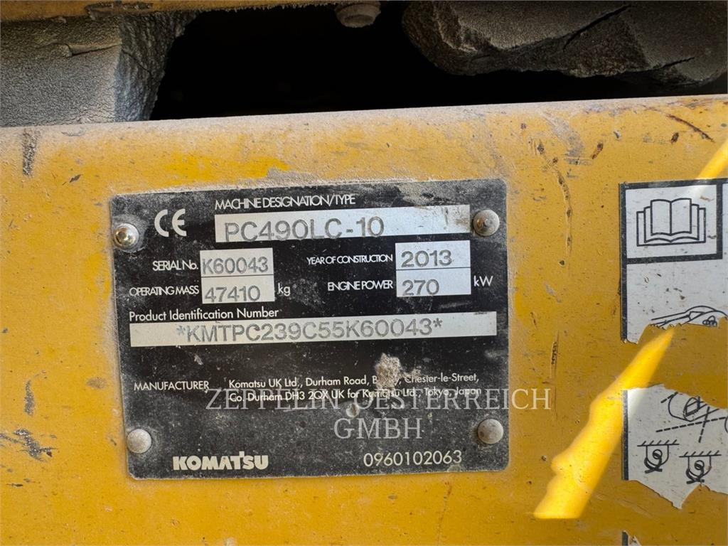 Komatsu PC490LC-10 - Escavadora de rastos: foto 4 Komatsu PC490LC-10 - Escavadora de rastos: foto 4
