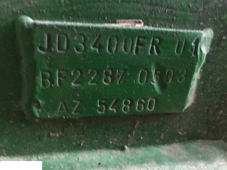 John Deere 3400 - CZĘŚCI - Zaczep - Estrutura/ Châssis por Máquina agrícola: foto 2 John Deere 3400 - CZĘŚCI - Zaczep - Estrutura/ Châssis por Máquina agrícola: foto 2