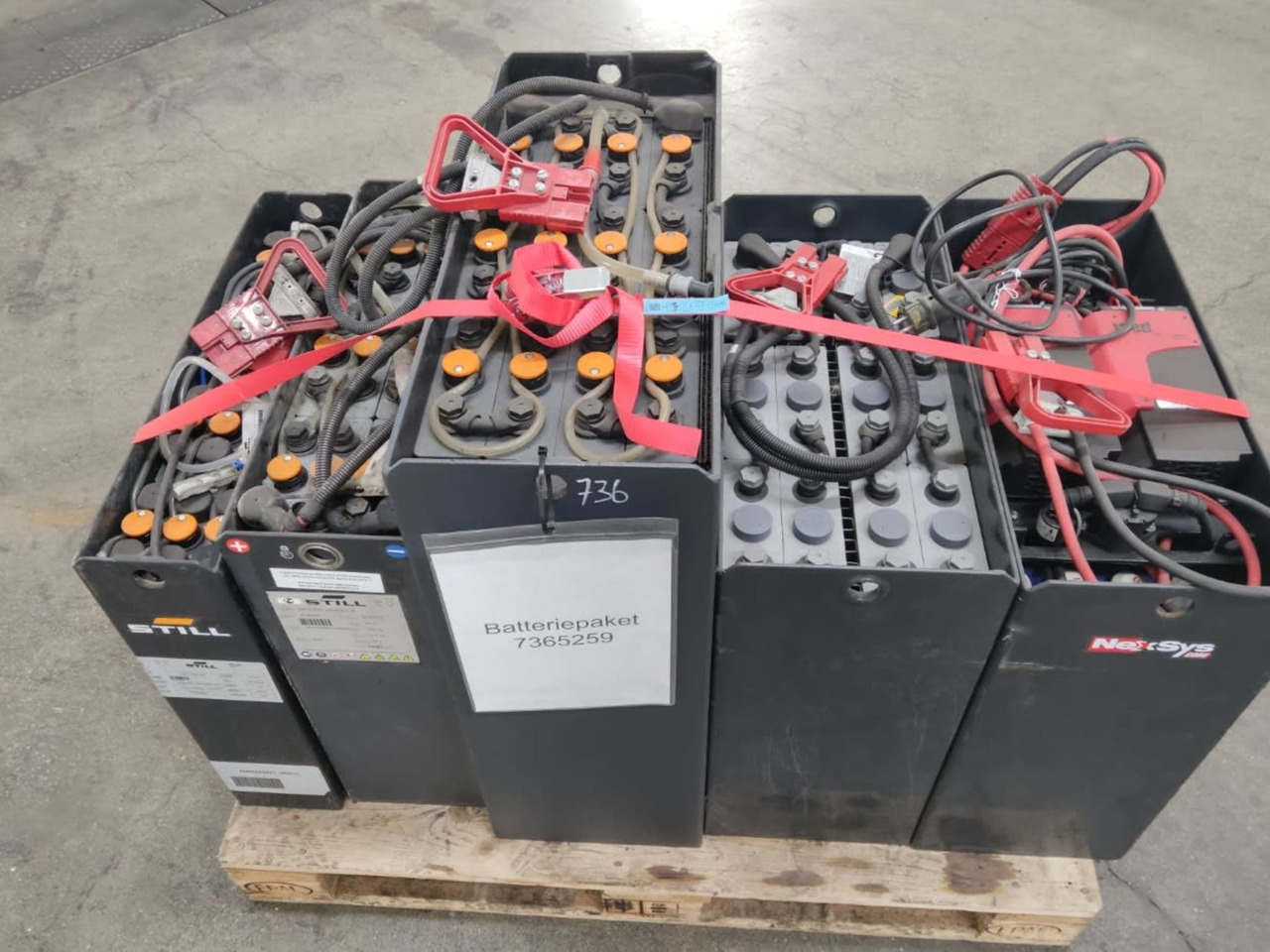 Battery Package 5x Batteries - Bateria automotiva por Equipamento de movimentação: foto 4 Battery Package 5x Batteries - Bateria automotiva por Equipamento de movimentação: foto 4