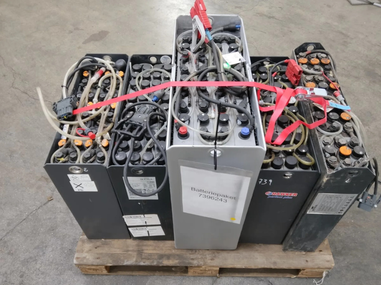 Battery Package 5x Batteries - Bateria automotiva por Equipamento de movimentação: foto 5 Battery Package 5x Batteries - Bateria automotiva por Equipamento de movimentação: foto 5