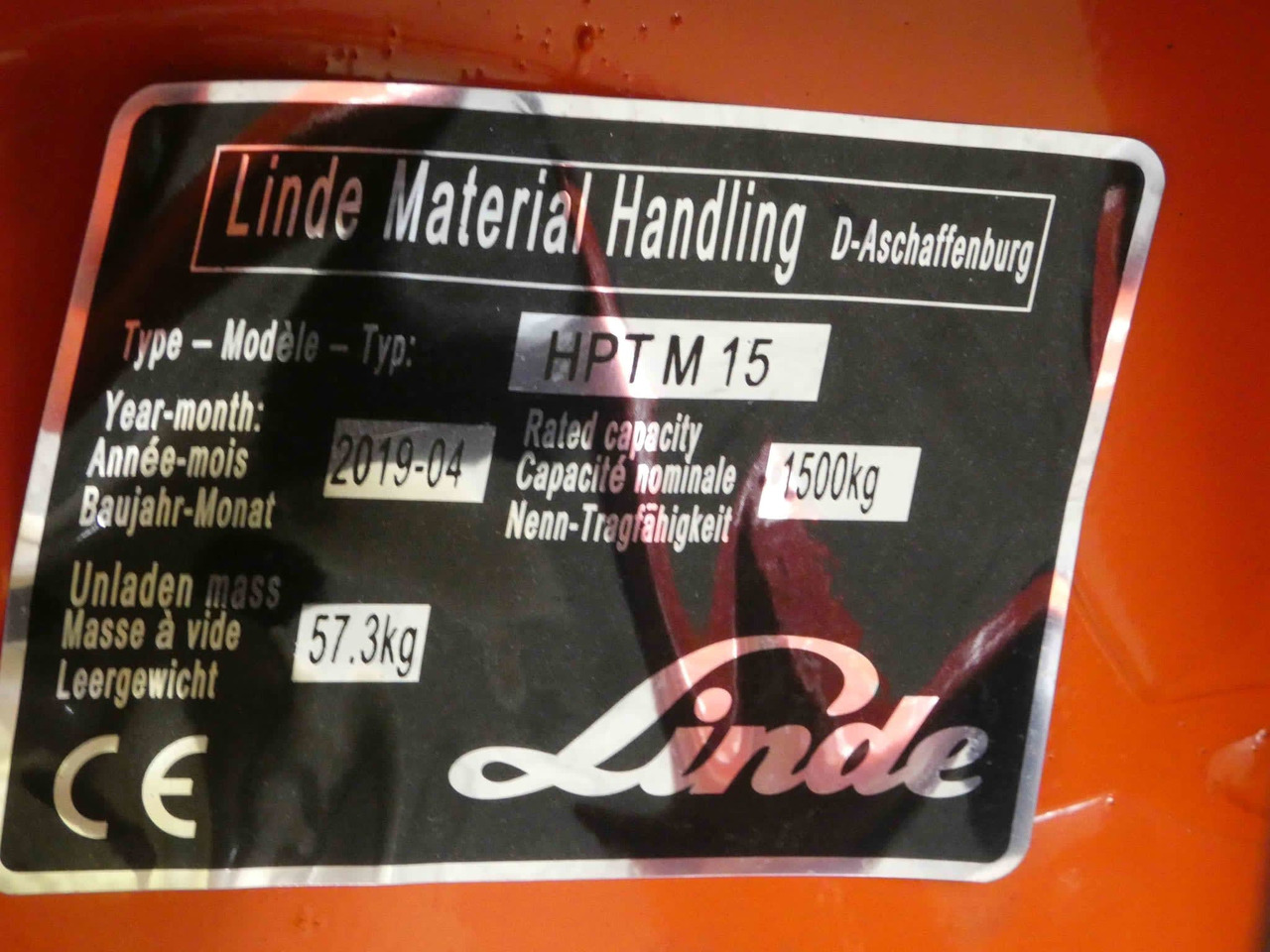 Linde 3x HPTM15Low/350mm - Porta-palete: foto 2 Linde 3x HPTM15Low/350mm - Porta-palete: foto 2