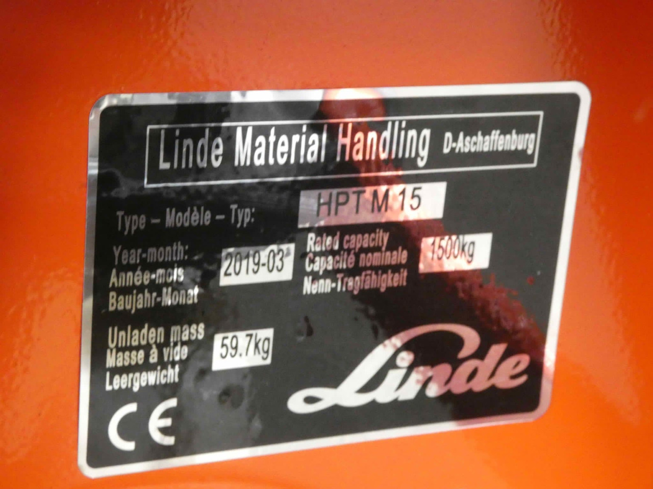 Linde 4x HPTM15/565mm - Porta-palete: foto 2 Linde 4x HPTM15/565mm - Porta-palete: foto 2
