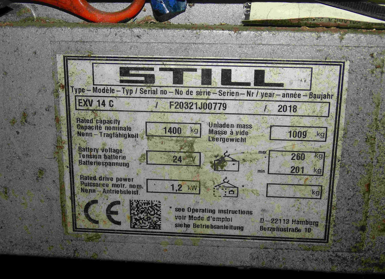 STILL EXV14C - Stacker: foto 2 STILL EXV14C - Stacker: foto 2