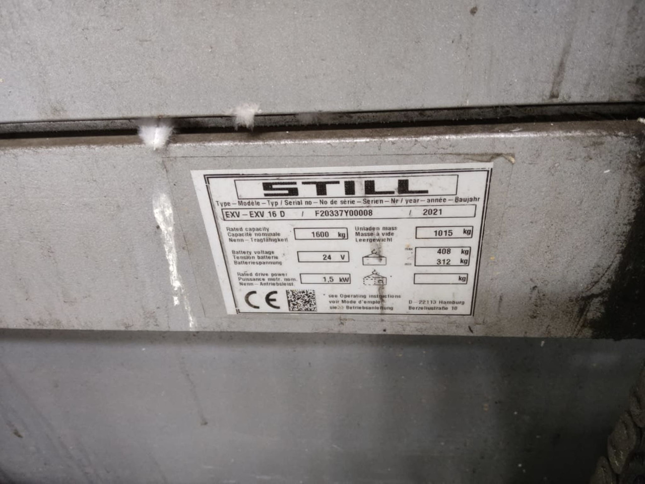 STILL EXV16D/LiIon - Stacker: foto 5 STILL EXV16D/LiIon - Stacker: foto 5