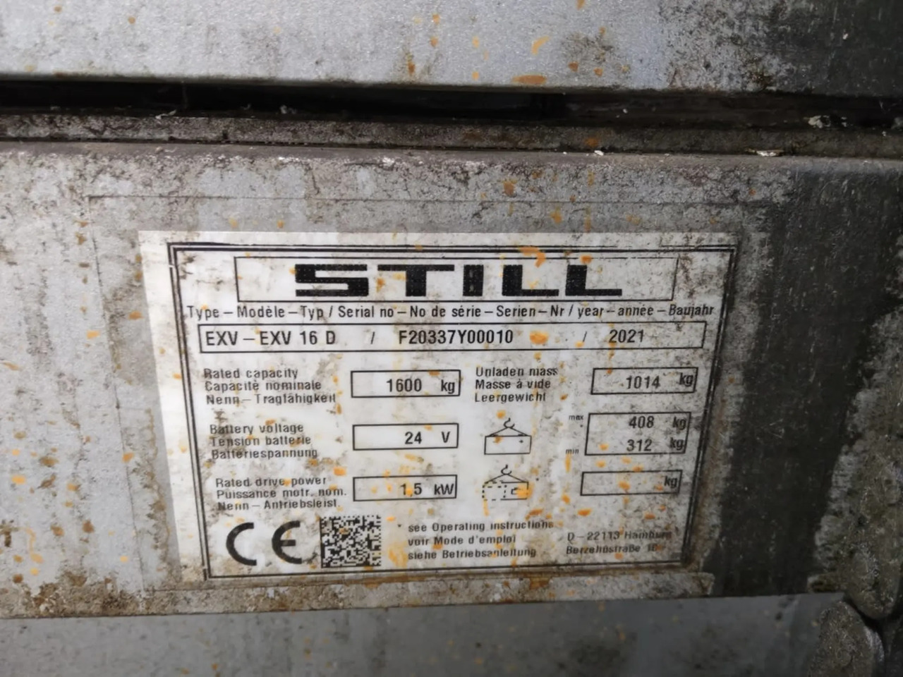 STILL EXV16D/LiIon - Stacker: foto 5 STILL EXV16D/LiIon - Stacker: foto 5