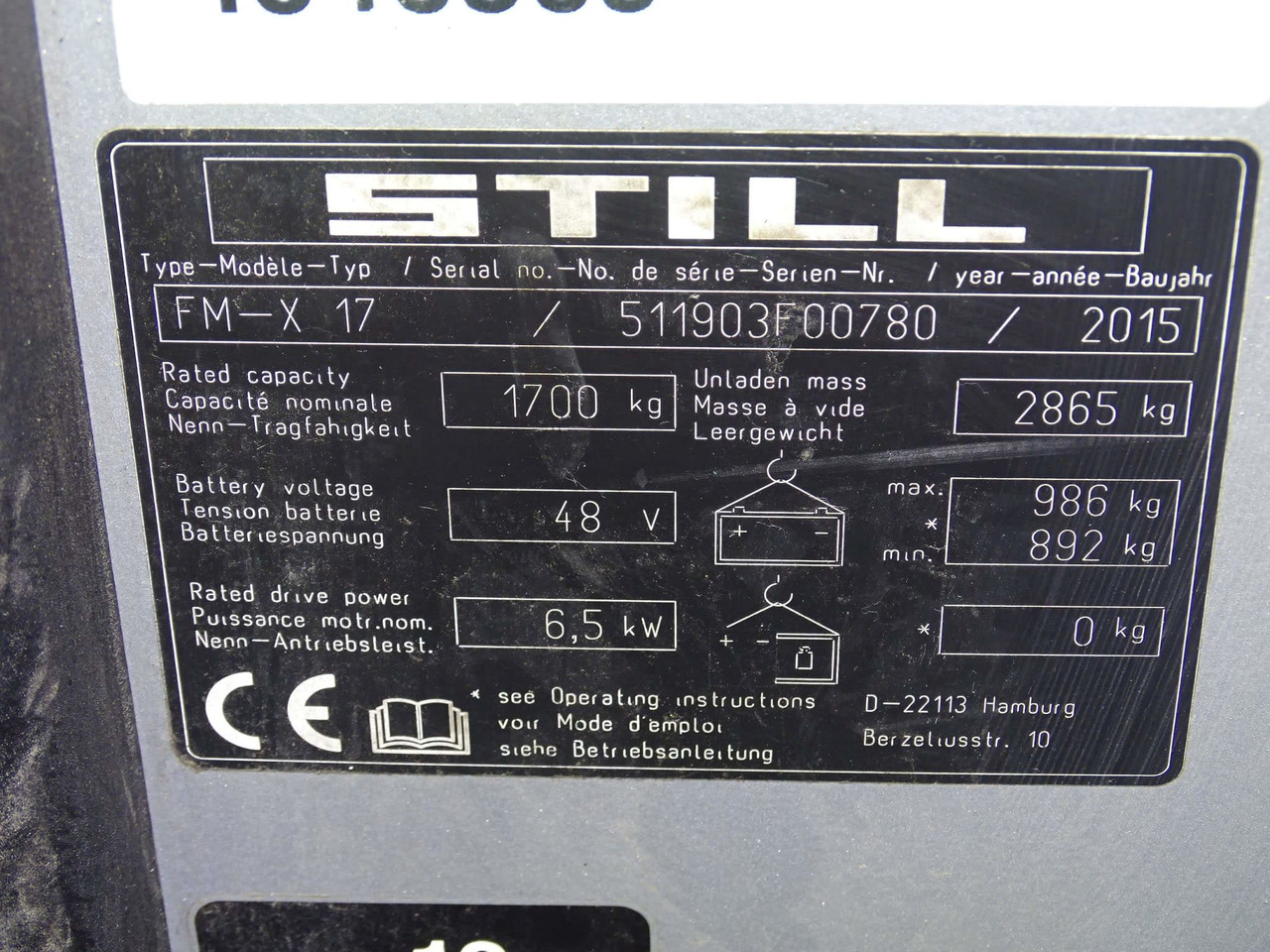 STILL FM-X17 - Empilhador retráctil: foto 2 STILL FM-X17 - Empilhador retráctil: foto 2