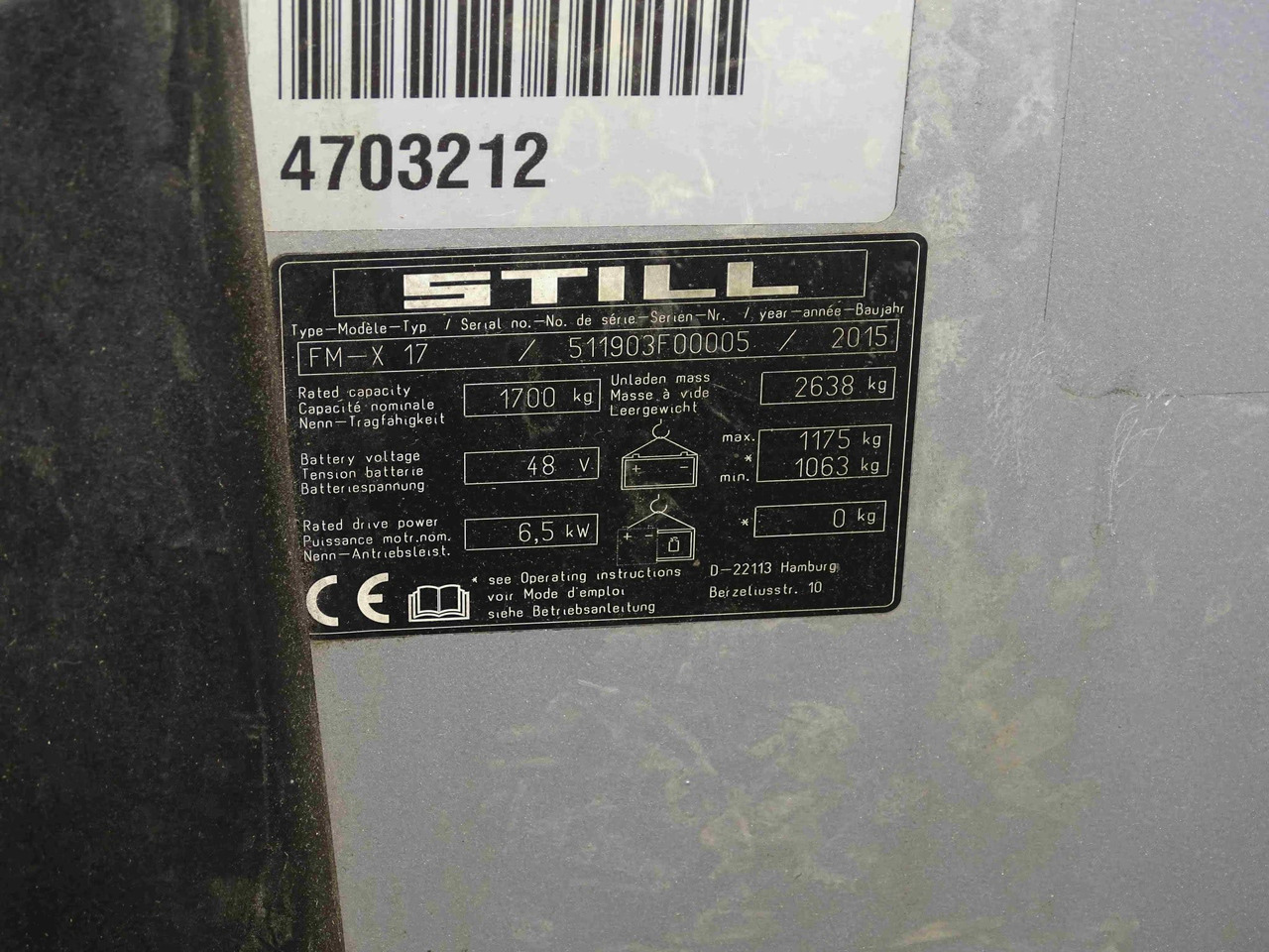 STILL FM-X17 - Empilhador retráctil: foto 2 STILL FM-X17 - Empilhador retráctil: foto 2