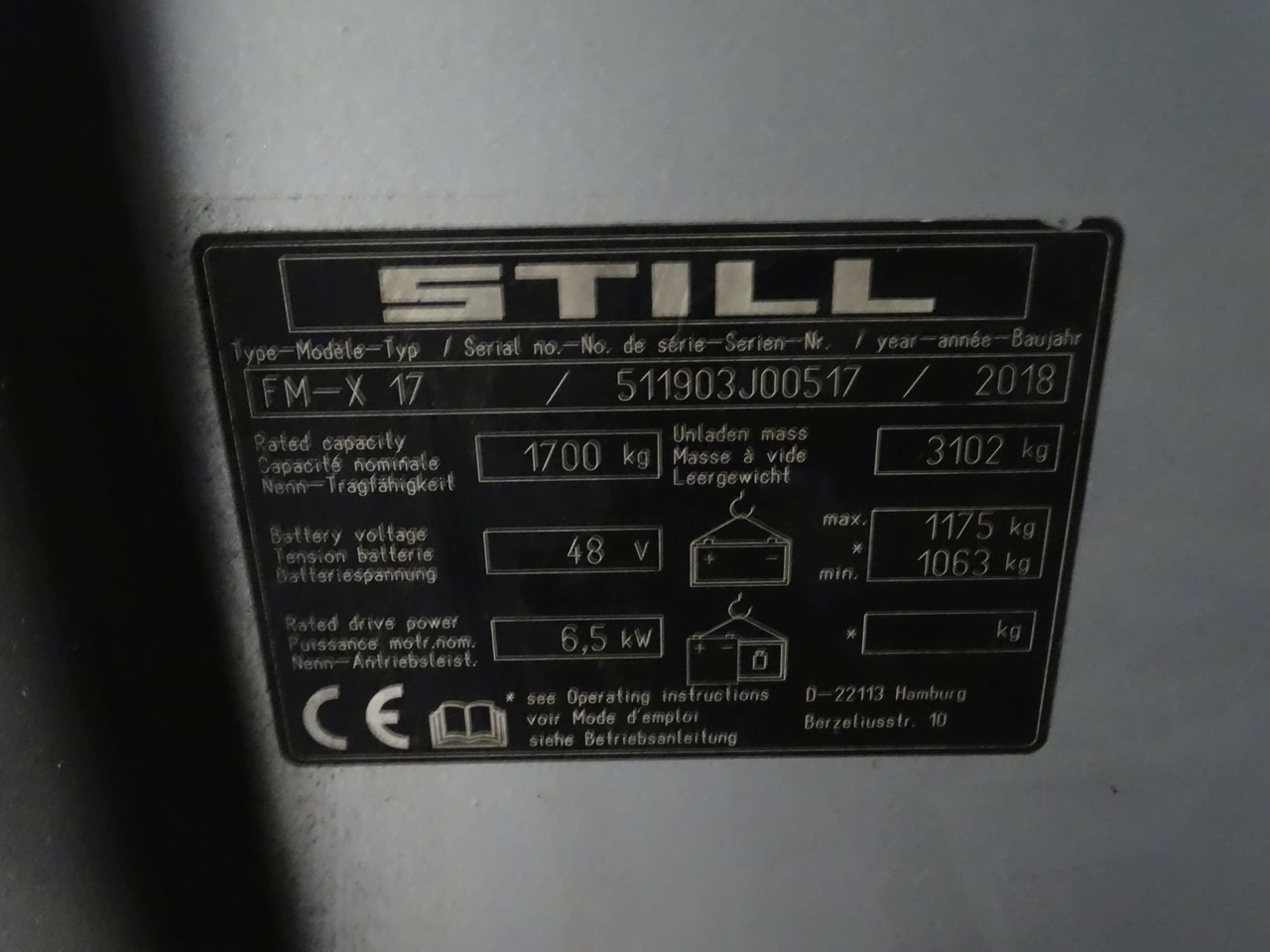 STILL FM-X17 - Empilhador retráctil: foto 2 STILL FM-X17 - Empilhador retráctil: foto 2