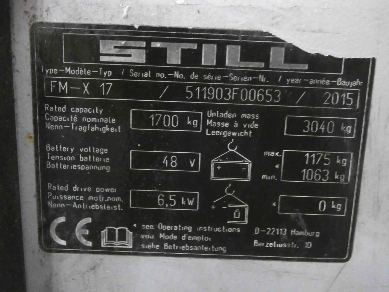 STILL FM-X17 - Empilhador retráctil: foto 2 STILL FM-X17 - Empilhador retráctil: foto 2