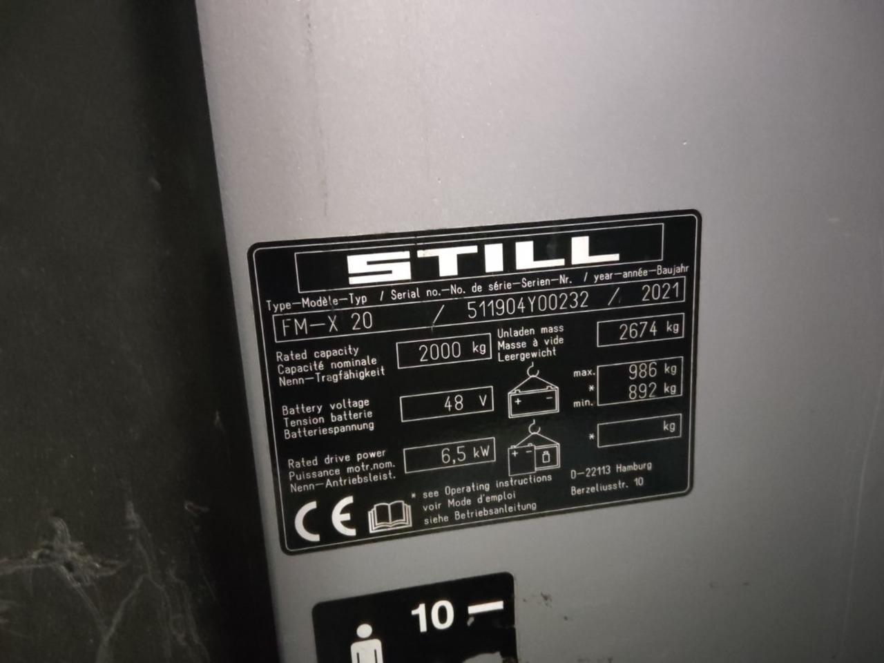 STILL FM-X20 - Empilhador retráctil: foto 5 STILL FM-X20 - Empilhador retráctil: foto 5