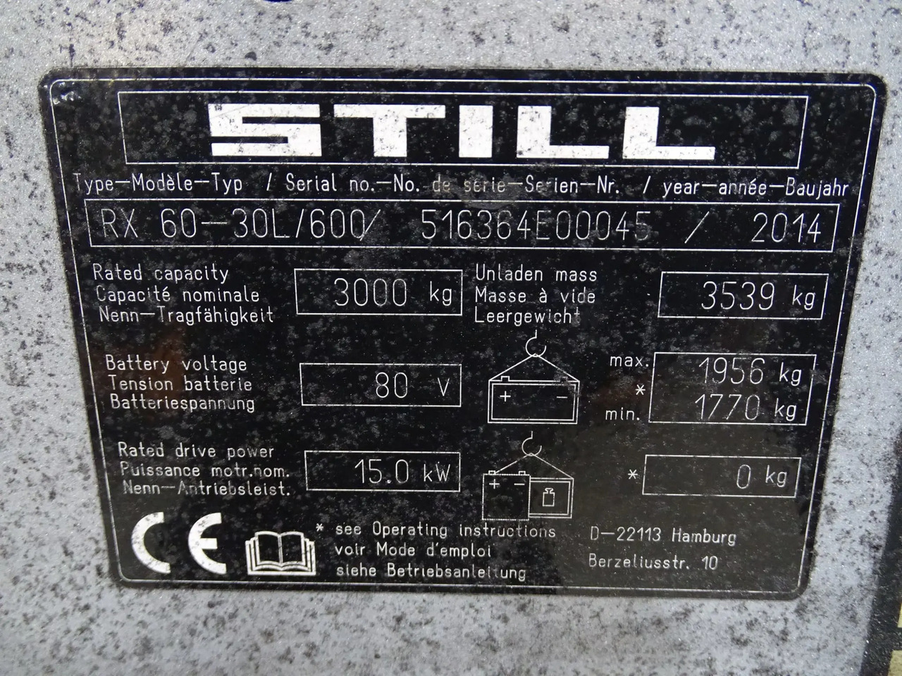 STILL RX60-30L/600 - Empilhadeira elétrica: foto 5 STILL RX60-30L/600 - Empilhadeira elétrica: foto 5