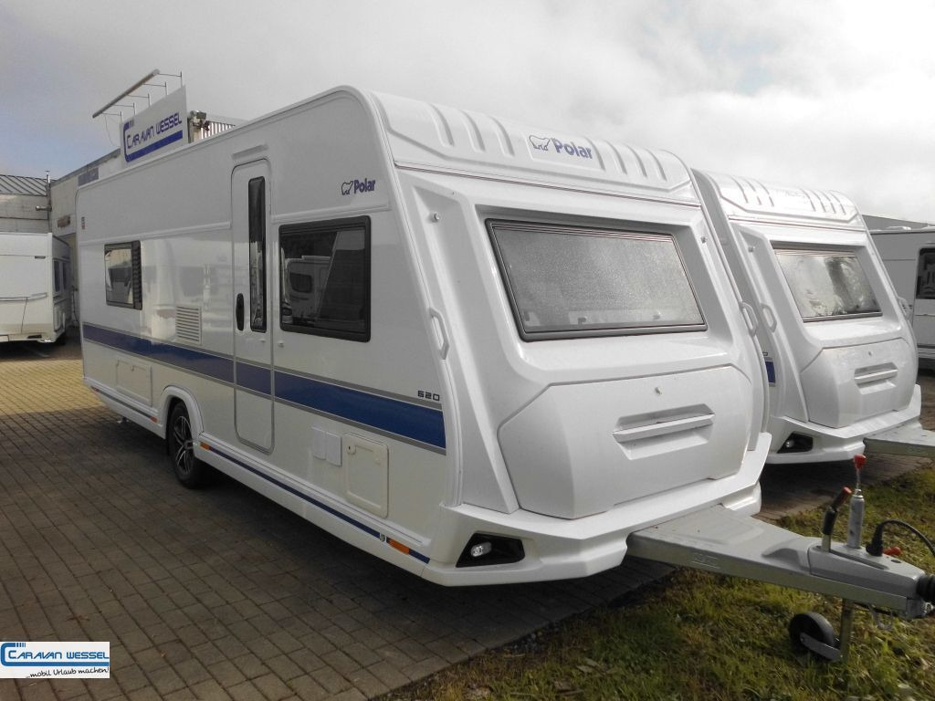 Caravana novo Polar Blueline 620 BSA Heckbad Einzelbetten Modell 24: foto 1