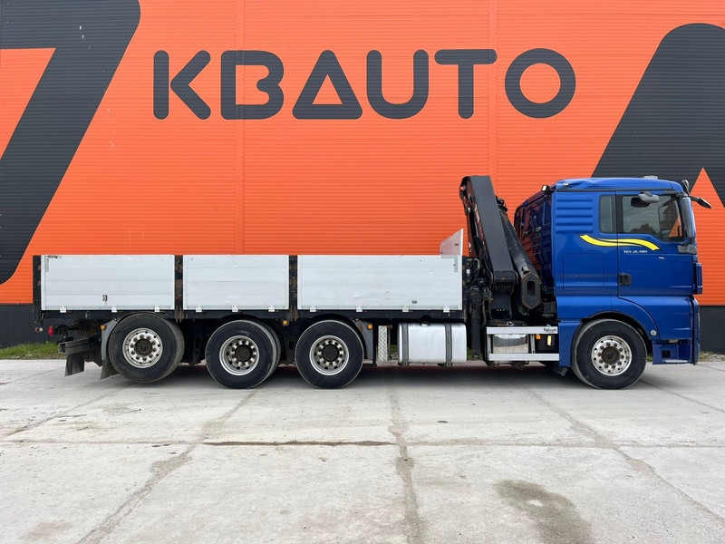 MAN TGX 35.480 8x4*4 HIAB 288E-7 / PLATFORM L=6397 mm - Camião de caixa aberta/ Plataforma, Camião grua: foto 5 MAN TGX 35.480 8x4*4 HIAB 288E-7 / PLATFORM L=6397 mm - Camião de caixa aberta/ Plataforma, Camião grua: foto 5