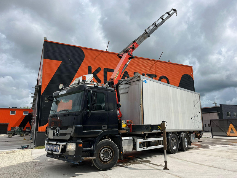 Mercedes-Benz Actros 2536 6x2*4 PK18002 / BOX L=6965 mm - Camião de caixa aberta/ Plataforma, Camião grua: foto 1 Mercedes-Benz Actros 2536 6x2*4 PK18002 / BOX L=6965 mm - Camião de caixa aberta/ Plataforma, Camião grua: foto 1