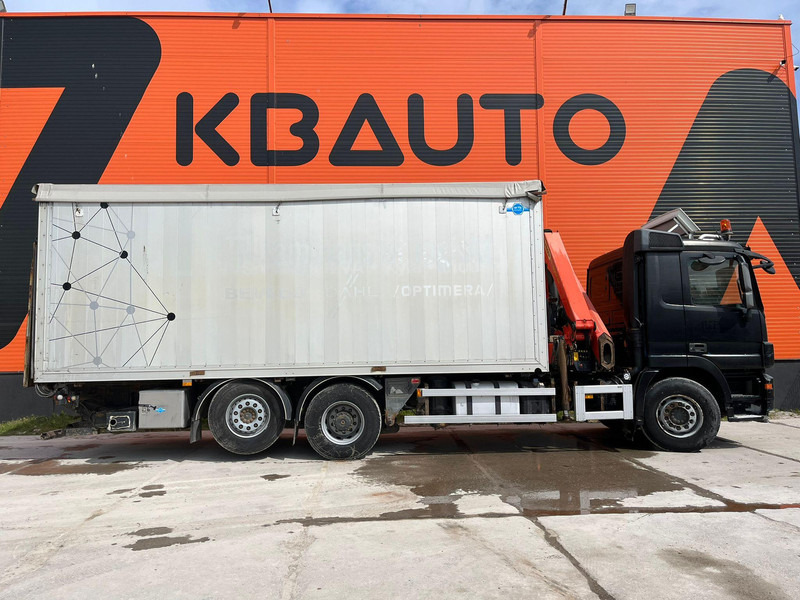 Mercedes-Benz Actros 2536 6x2*4 PK18002 / BOX L=6965 mm - Camião de caixa aberta/ Plataforma, Camião grua: foto 4 Mercedes-Benz Actros 2536 6x2*4 PK18002 / BOX L=6965 mm - Camião de caixa aberta/ Plataforma, Camião grua: foto 4