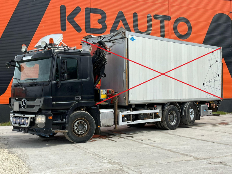 Mercedes-Benz Actros 2536 6x2*4 PK18002 / BOX L=6965 mm - Camião chassi, Camião grua: foto 1 Mercedes-Benz Actros 2536 6x2*4 PK18002 / BOX L=6965 mm - Camião chassi, Camião grua: foto 1