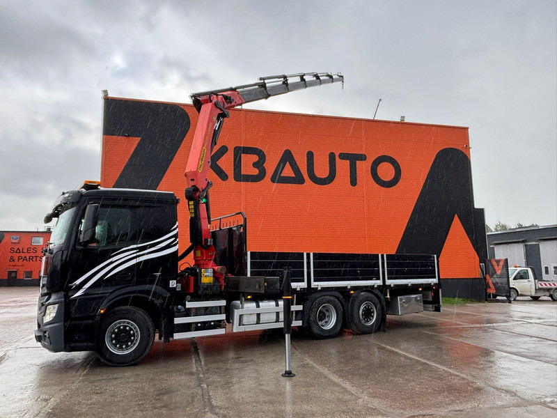 Mercedes-Benz Actros 2542 6x2 PALFINGER PK 26002 EH / PLATFORM L=6552 mm - Camião de caixa aberta/ Plataforma, Camião grua: foto 1 Mercedes-Benz Actros 2542 6x2 PALFINGER PK 26002 EH / PLATFORM L=6552 mm - Camião de caixa aberta/ Plataforma, Camião grua: foto 1