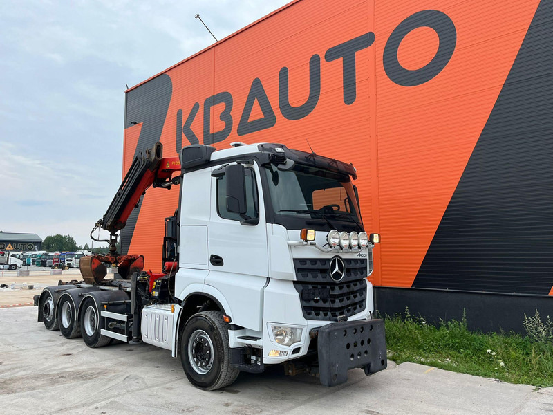 Mercedes-Benz Arocs 3242 8x4 + PK22002 - Camião polibenne, Camião grua: foto 4 Mercedes-Benz Arocs 3242 8x4 + PK22002 - Camião polibenne, Camião grua: foto 4