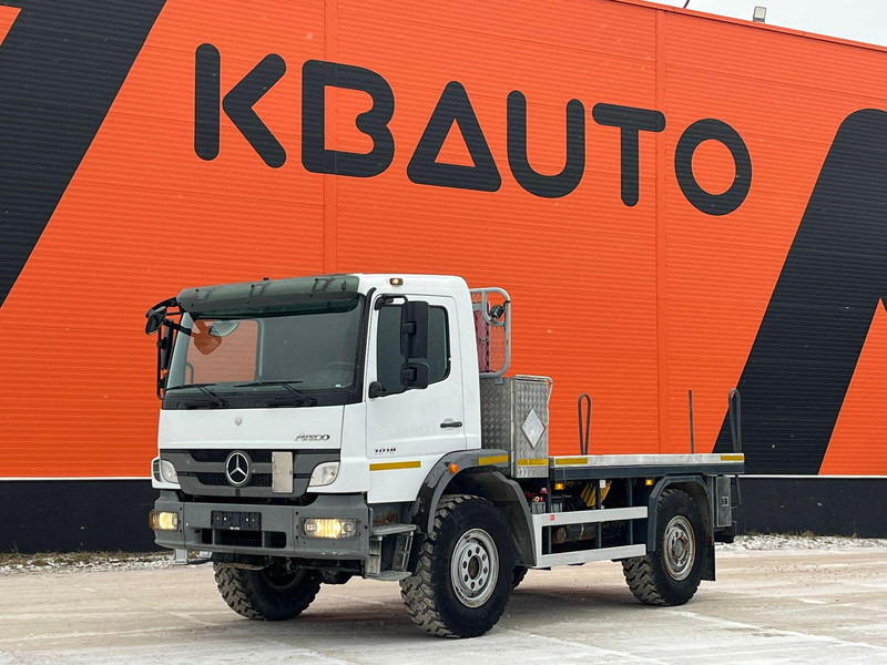 Mercedes-Benz Atego 1018 4x4 ONLY 18844 km ! / FULL STEEL / DRUM BRAKES / PLATFORM L=3500 mm - Camião de caixa aberta/ Plataforma: foto 1 Mercedes-Benz Atego 1018 4x4 ONLY 18844 km ! / FULL STEEL / DRUM BRAKES / PLATFORM L=3500 mm - Camião de caixa aberta/ Plataforma: foto 1