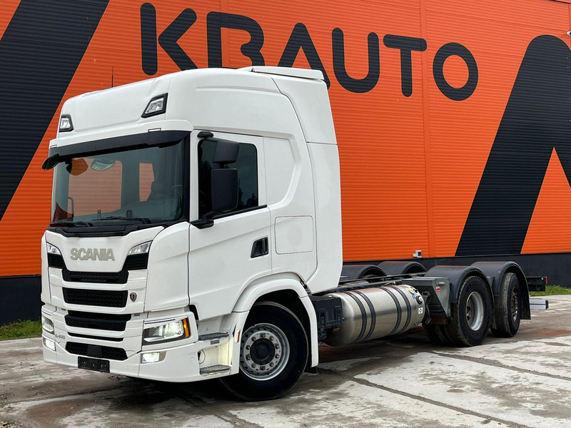 Scania G 410 6x2*4 LNG / RETARDER / CHASSIS L=6514 mm - Camião chassi: foto 1 Scania G 410 6x2*4 LNG / RETARDER / CHASSIS L=6514 mm - Camião chassi: foto 1