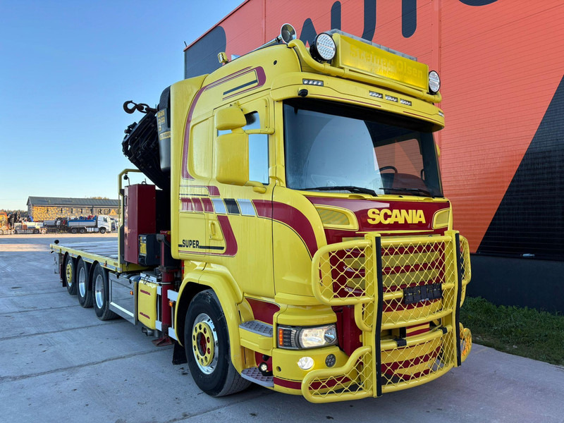 Scania G 490 8x4*4 PK 65002 SH / JIB CONNECTION / PLATFORM L=6301-7499 mm - Camião de caixa aberta/ Plataforma, Camião grua: foto 4 Scania G 490 8x4*4 PK 65002 SH / JIB CONNECTION / PLATFORM L=6301-7499 mm - Camião de caixa aberta/ Plataforma, Camião grua: foto 4