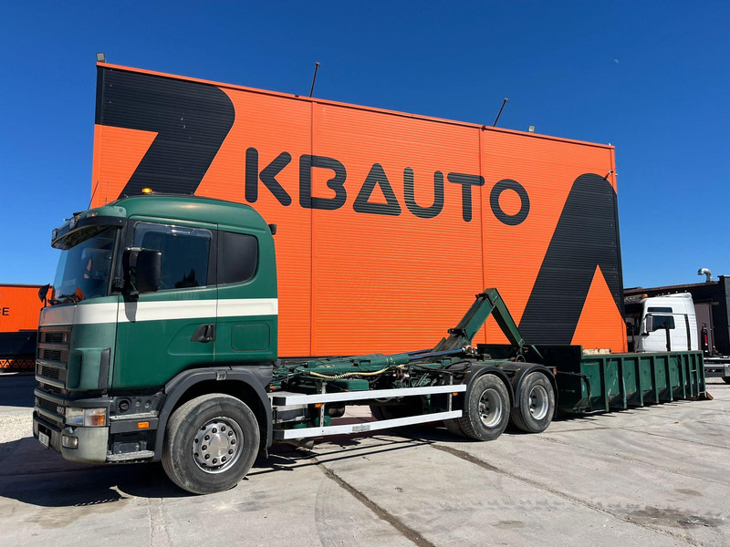 Scania R 124 400 6x2 MARREL AL 20 ton / L=5600 mm / BOX FOR SALE SEPARATELY - Camião polibenne: foto 1 Scania R 124 400 6x2 MARREL AL 20 ton / L=5600 mm / BOX FOR SALE SEPARATELY - Camião polibenne: foto 1