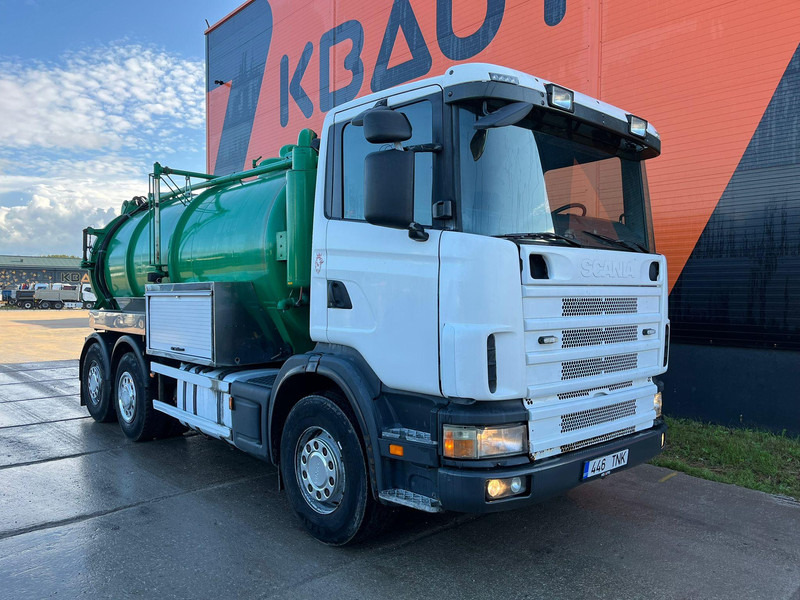 Scania R 124 6x2*4 TANK 1500 I + 13000 l / VACUUM Moro PM200 year 2015 / PRESSURE Pratissoli 500 bar / 200 l/min - Caminhão limpa fossa: foto 2 Scania R 124 6x2*4 TANK 1500 I + 13000 l / VACUUM Moro PM200 year 2015 / PRESSURE Pratissoli 500 bar / 200 l/min - Caminhão limpa fossa: foto 2