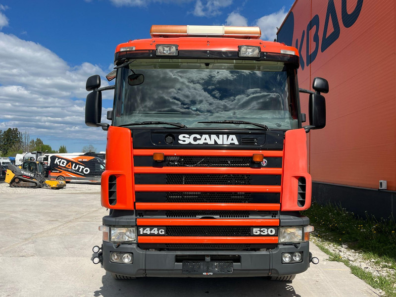 Scania R 144 8x2/4 HIAB 211EP-5 YEAR 2008 / HOOK LIFT L=5400 mm - Camião polibenne, Camião grua: foto 3 Scania R 144 8x2/4 HIAB 211EP-5 YEAR 2008 / HOOK LIFT L=5400 mm - Camião polibenne, Camião grua: foto 3