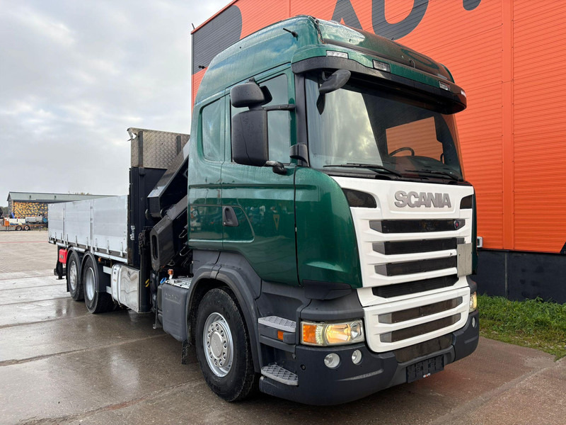 Scania R 410 6x2 HIAB 322EP-5 HIPRO / PLATFORM L=6131 mm - Camião de caixa aberta/ Plataforma, Camião grua: foto 4 Scania R 410 6x2 HIAB 322EP-5 HIPRO / PLATFORM L=6131 mm - Camião de caixa aberta/ Plataforma, Camião grua: foto 4
