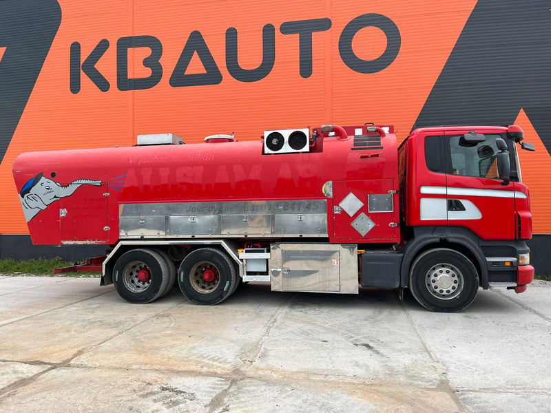 Scania R 420 6x2 ADR / STAINLESS STEEL TANK 9500 l / FULL STEEL SUSPENSION - Caminhão tanque: foto 5 Scania R 420 6x2 ADR / STAINLESS STEEL TANK 9500 l / FULL STEEL SUSPENSION - Caminhão tanque: foto 5