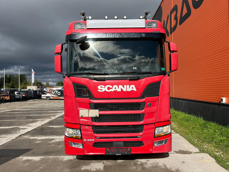 Scania R 450 6x2*4 PK 26002 / PLATFORM L=6482 mm - Camião de caixa aberta/ Plataforma, Camião grua: foto 3 Scania R 450 6x2*4 PK 26002 / PLATFORM L=6482 mm - Camião de caixa aberta/ Plataforma, Camião grua: foto 3