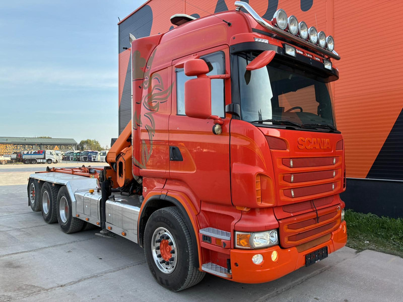 Scania R 480 8X4*4 HIAB 288E-6 HIPRO / HOOK LIFT JOAB L 17 ton L=5200 mm - Camião polibenne, Camião grua: foto 4 Scania R 480 8X4*4 HIAB 288E-6 HIPRO / HOOK LIFT JOAB L 17 ton L=5200 mm - Camião polibenne, Camião grua: foto 4