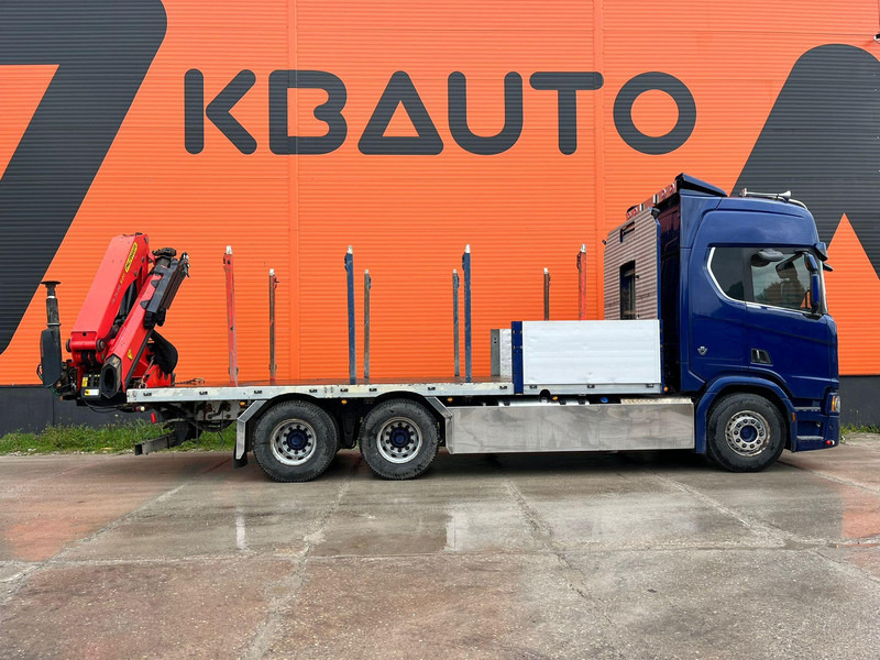 Scania R 650 6x4 PK 24001 / PLATFORM L=6800 mm - Camião de caixa aberta/ Plataforma, Camião grua: foto 5 Scania R 650 6x4 PK 24001 / PLATFORM L=6800 mm - Camião de caixa aberta/ Plataforma, Camião grua: foto 5